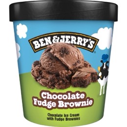 Ben & Jerry's Chocolate Fudge Brownie Ice Cream Tub 458mL