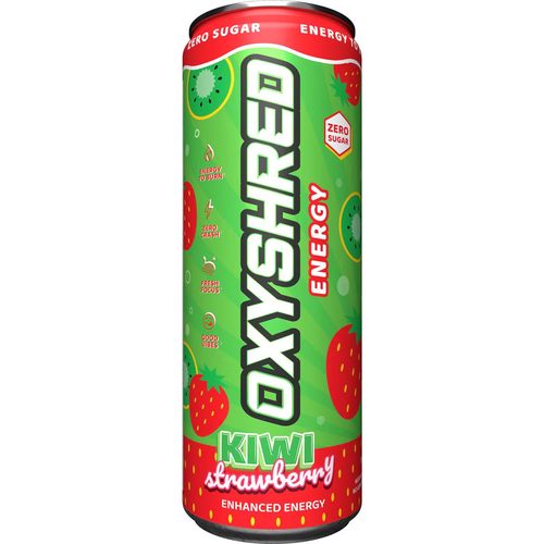 OxyShred Energy Drink Kiwi Strawberry Can 355mL