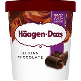 Haagen-Dazs Ice Cream Belgian Chocolate 457mL