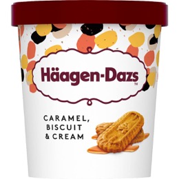 Haagen-Dazs Ice Cream Caramel Biscuit & Cream 457mL