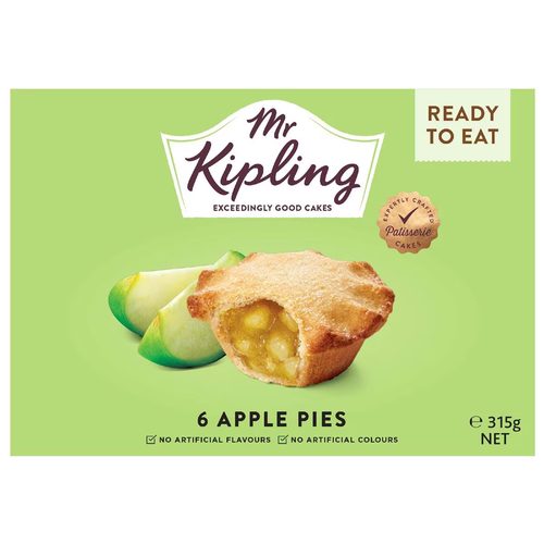 Mr Kipling Apple Pies 6 pack