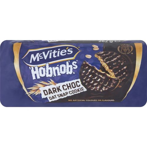 McVitie's Hobnobs Dark Chocolate Oat Snap Cookie 262g