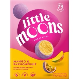 Little Moons Mochi Bites Passionfruit & Mango 6 pack