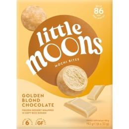 Little Moons Mochi Bites Golden Blond Chocolate 6 pack