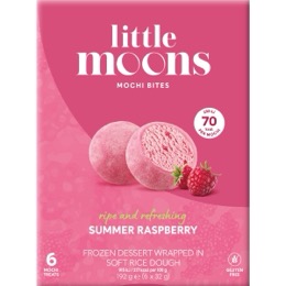 Little Moons Mochi Bites Summer Raspberry 6 pack