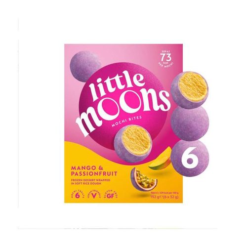 Little Moons Vegan Tropical Passionfruit & Mango Frozen Dessert Mochi