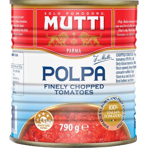 Mutti Polpa Finely Chopped Tomatoes 790g