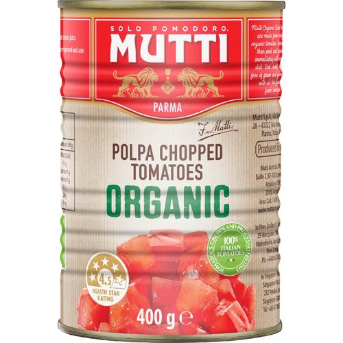 Mutti Organic Polpa Finely Chopped Tomatoes 400g