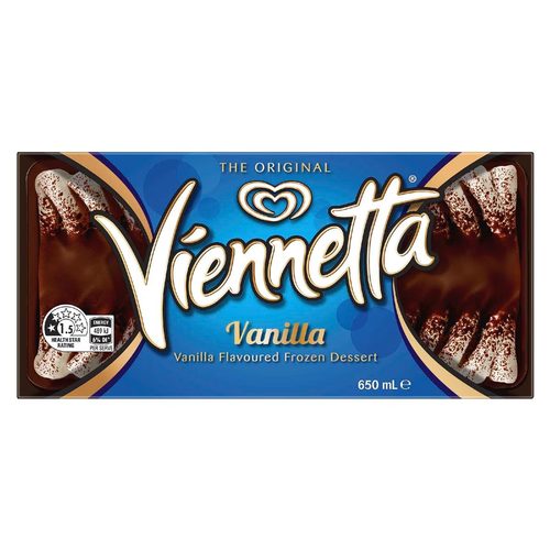 Viennetta Vanilla Frozen Dessert Cake 650mL