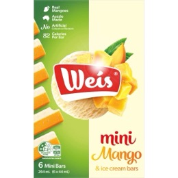 Weis Mini Mango & Ice Cream Bars 6 pack