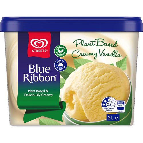 Blue Ribbon Plant Based Creamy Vanilla 2L