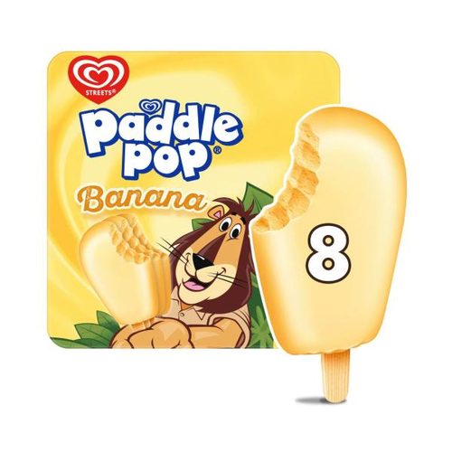 Streets Paddle Pop Banana 8 Pack