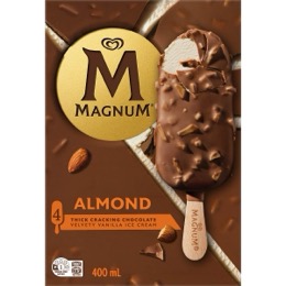 Magnum Almond Ice Cream Sticks 4 pack