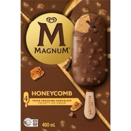 Magnum Honeycomb Ice Cream Sticks 4 pack