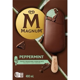 Magnum Peppermint Ice Cream Sticks 4 pack
