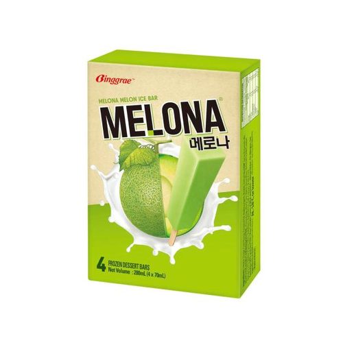 Binggrae Melona Ice Bar Melon 4 Pack