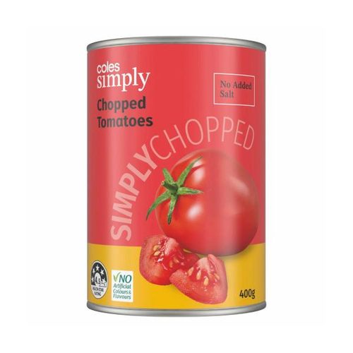 Coles Simply Chopped Tomatoes Canned