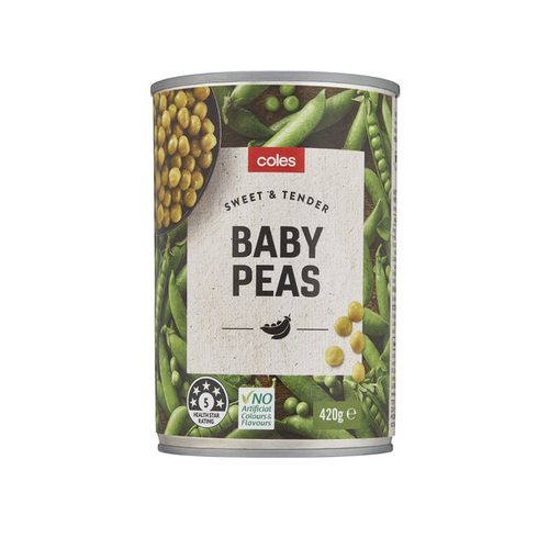 Coles Baby Peas