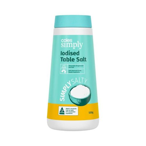 Coles Simply Iodised Table Salt