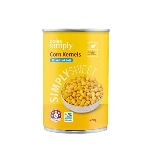 Coles Simply Corn Kernels No Added Salt