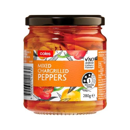 Coles Chargrilled Peppers