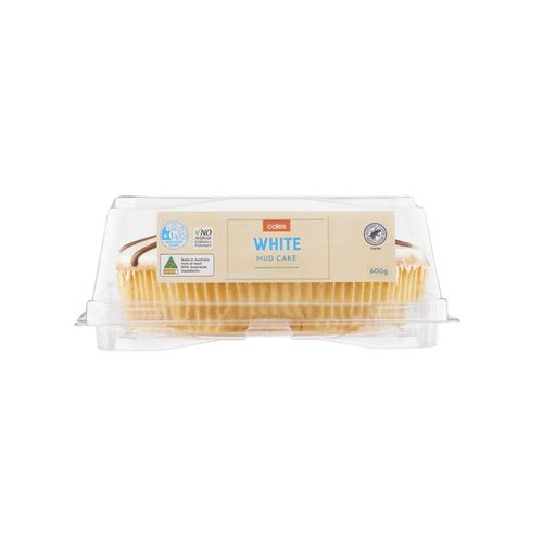 Coles White Mud Cake