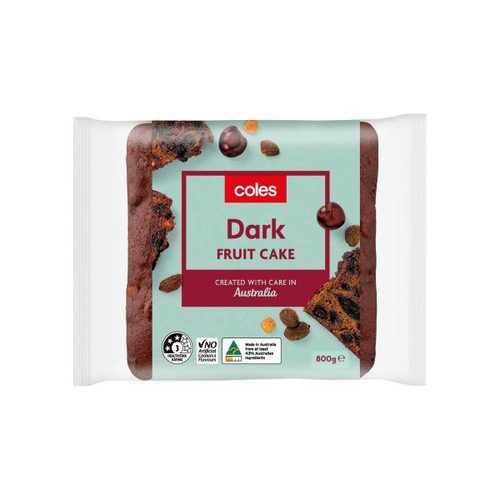 Coles Bakery Dark Fruit Cake