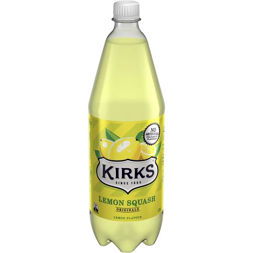 Kirks Lemon Squash Bottle Bottle 1.25L