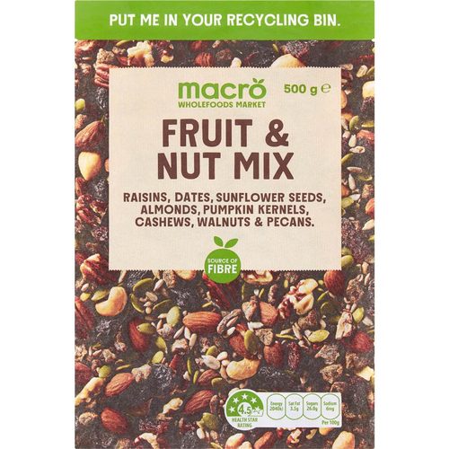 Macro Fruit & Nut Energy Mix 500g