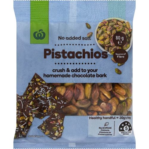 Woolworths Pistachios 80g