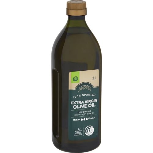 Woolworths Extra Virgin Spanish Olive Oil 1L