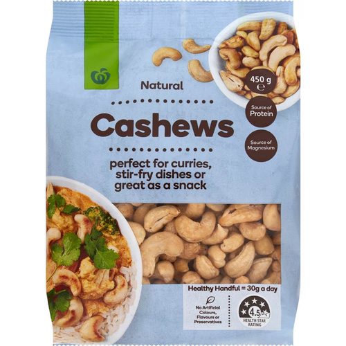Woolworths Cashews 450g