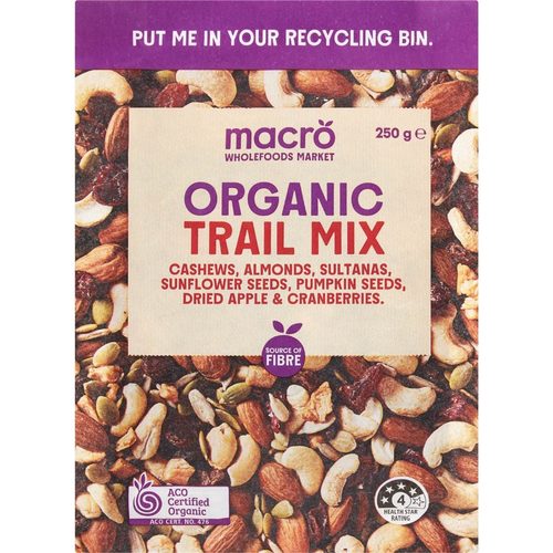 Macro Organic Trail Mix 250g