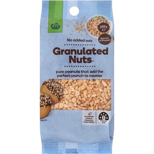 Woolworths Nuts Granulated 200g