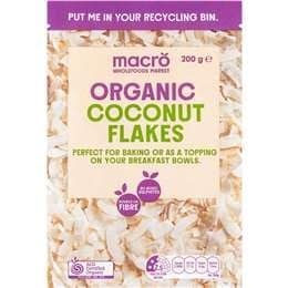 Macro Organic Coconut Flakes 200g