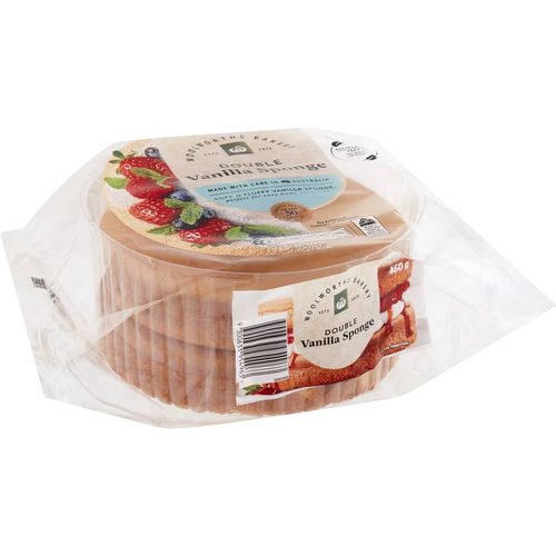 Woolworths Double Unfilled Sponge 460g