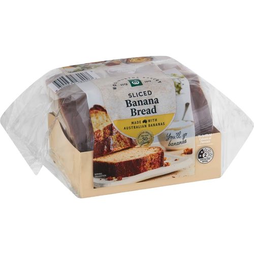 Woolworths Banana Bread Slices 5 pack