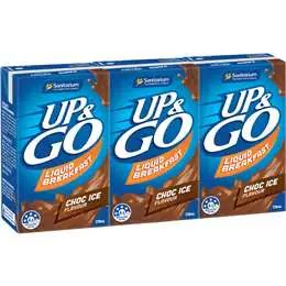 Up&Go Liquid Breakfast Choc Ice 250mL x 3 pack