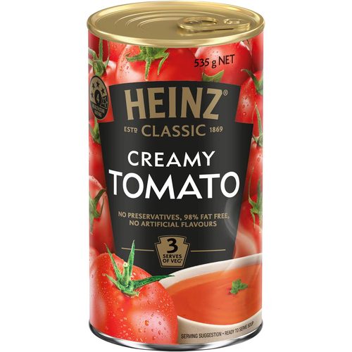 Heinz Classic Canned Soup Creamy Tomato 535g
