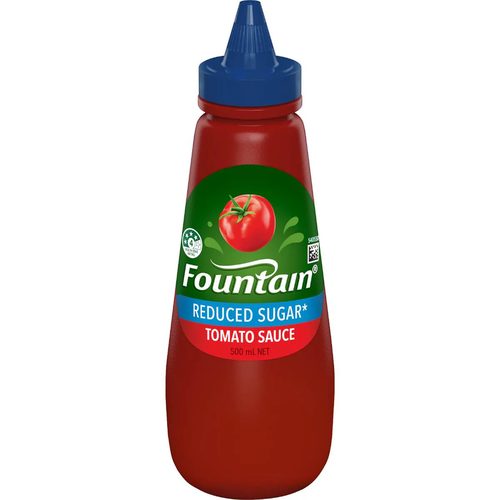 Fountain Tomato Sauce Reduced Sugar REDUCED SUGAR 500mL