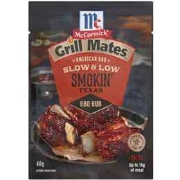 McCormick Grill Mates Smokin Texas American BBQ Rub 40g
