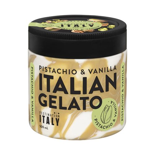 Destination Italy Pistachio & Van Gelato