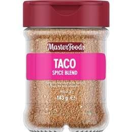 MasterFoods Taco Spice Blend Mild 143g