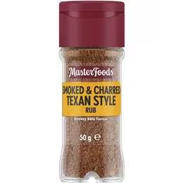 MasterFoods Smoked & Charred Texan Style Rub 50g