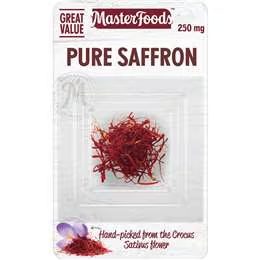 MasterFoods Pure Saffron 250mg