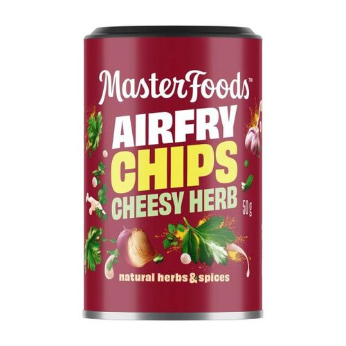 Masterfoods Airfry Cheesy Herb Chip Seasoning Can