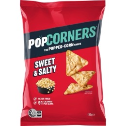 Popcorners Popcorn Chips Share Pack Sweet & Salty 130g