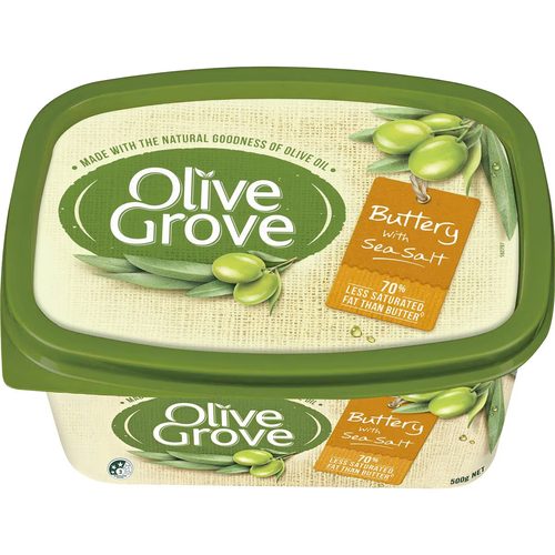 Olive Grove Buttery Spread With Sea Salt 500g