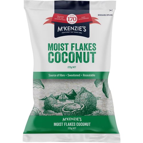 McKenzie's Coconut Moist Flakes 225g