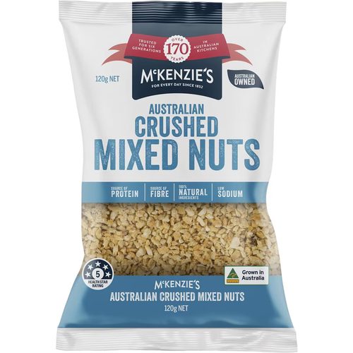 McKenzie's Crushed Mixed Nuts 120g